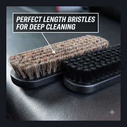 Leather & Alacantara Brush Set