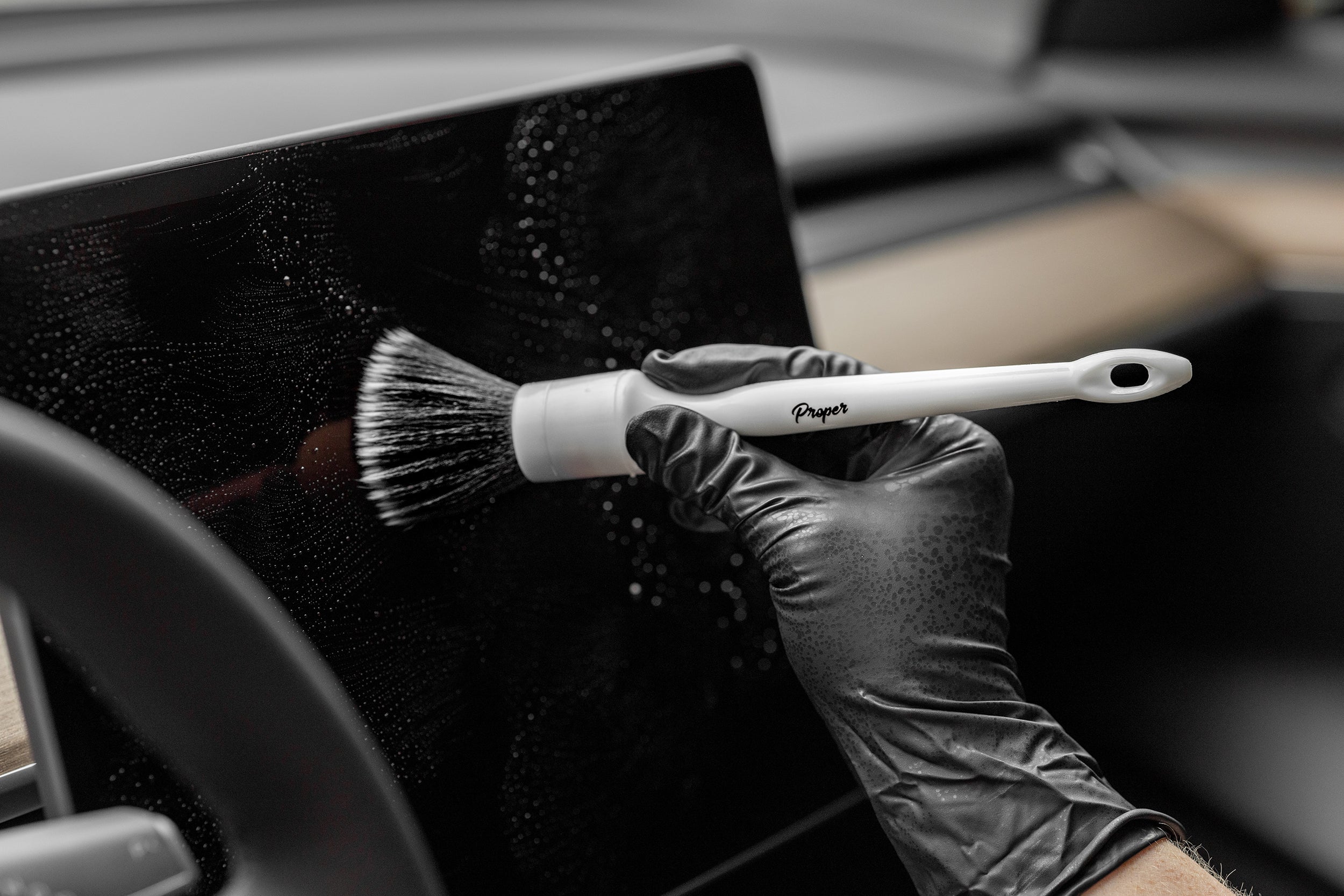 2-Pack Ultra Soft Premium Microfiber Car Detailing Brushes – Interior & Exterior Dust Cleaner